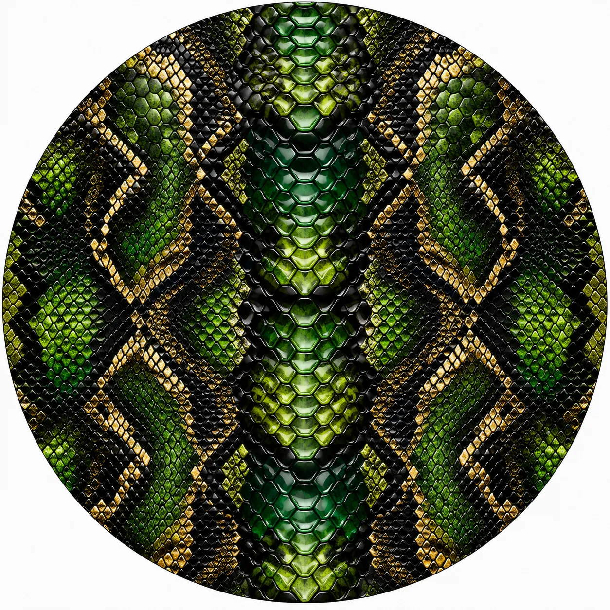 Green Snakeskin